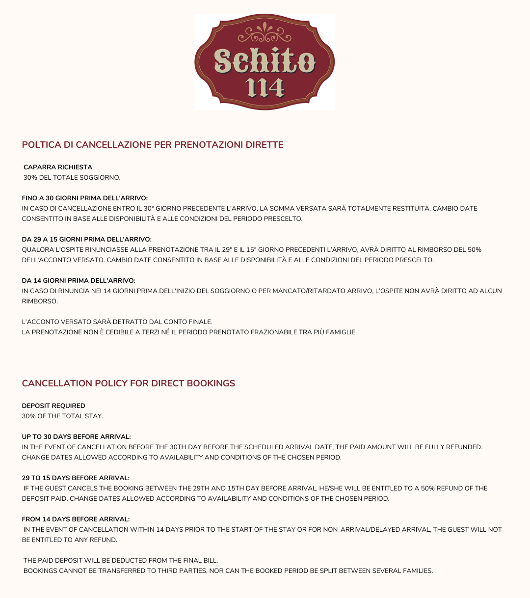 SCHITO 114 COUNTRY LIFE - foto 1