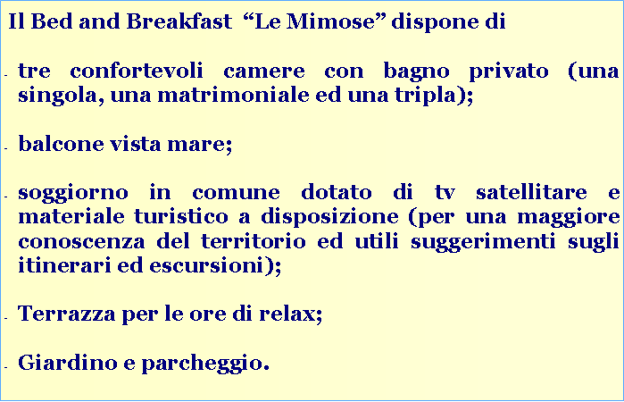 Bed and Breakfast Le Mimose - foto 1
